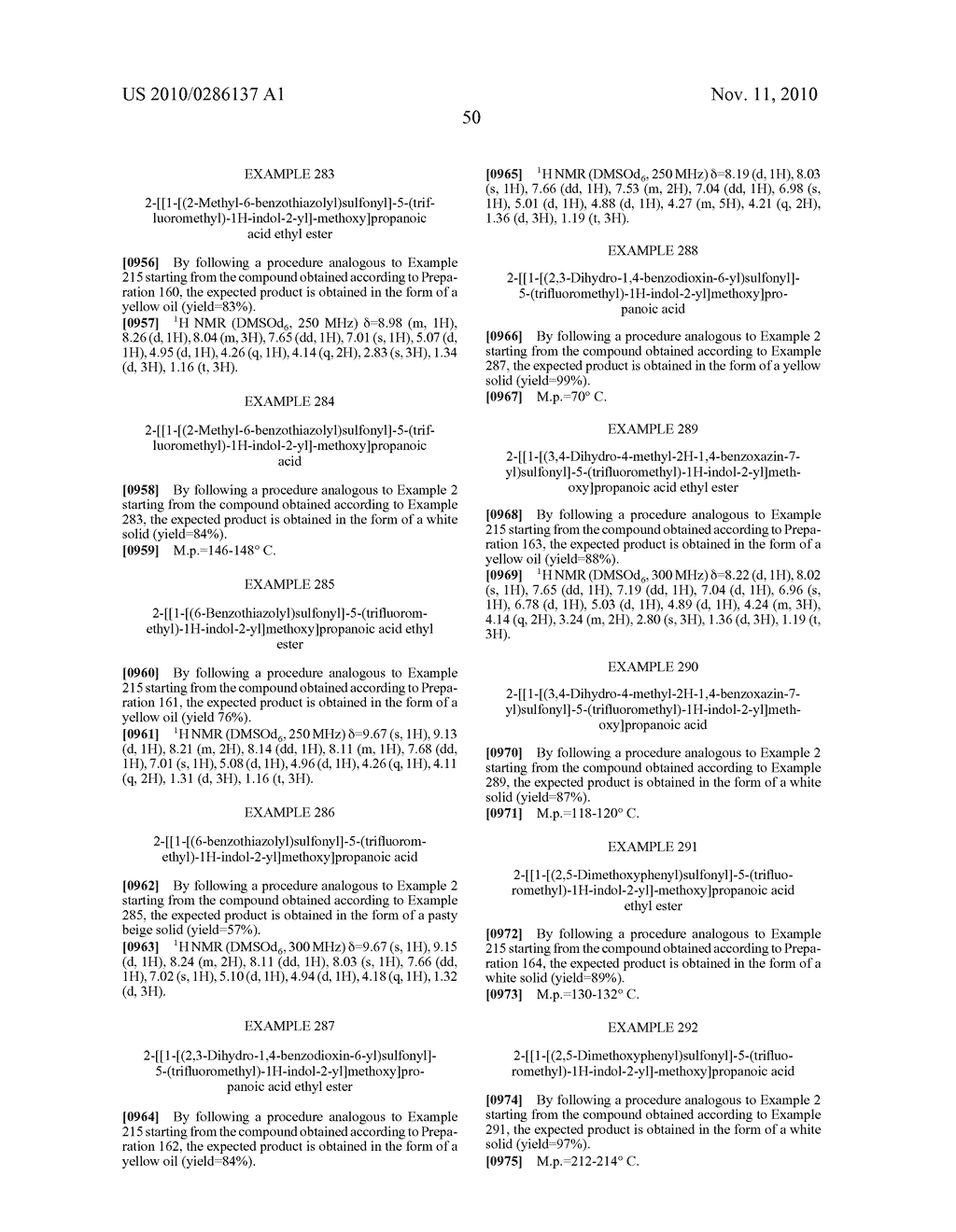 Method of Treating Conditions Involving PPAR-Receptors with Indole Compounds - diagram, schematic, and image 51