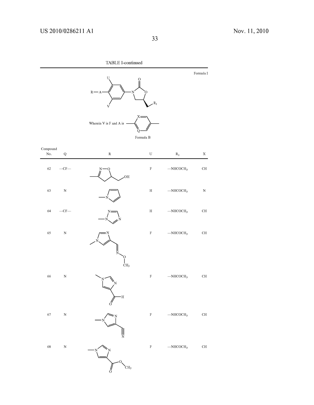 OXAZOLIDINONE DERIVATIVES AS ANTIMICROBIALS - diagram, schematic, and image 34