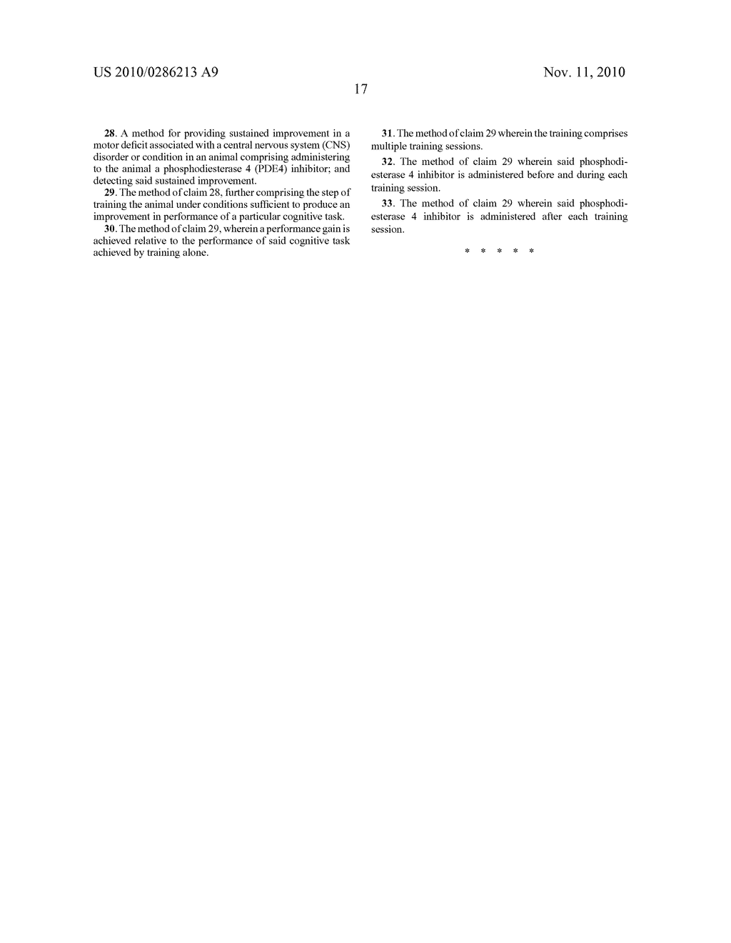 PHOSPHODIESTERASE 4 INHIBITORS FOR COGNITIVE AND MOTOR REHABILITATION - diagram, schematic, and image 25