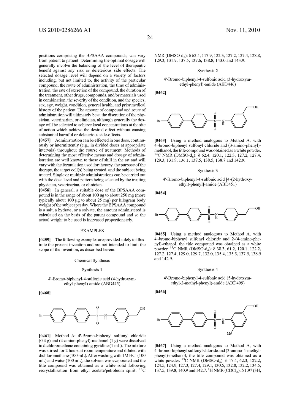 Biphenyl-4-yl-sulfonic acid arylamides and their use as therapeutic agents - diagram, schematic, and image 28