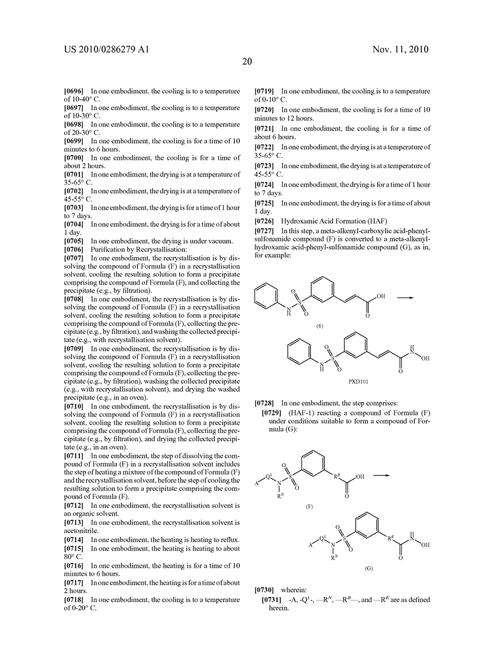 Methods of Synthesis of Certain Hydroxamic Acid Compounds - diagram, schematic, and image 21