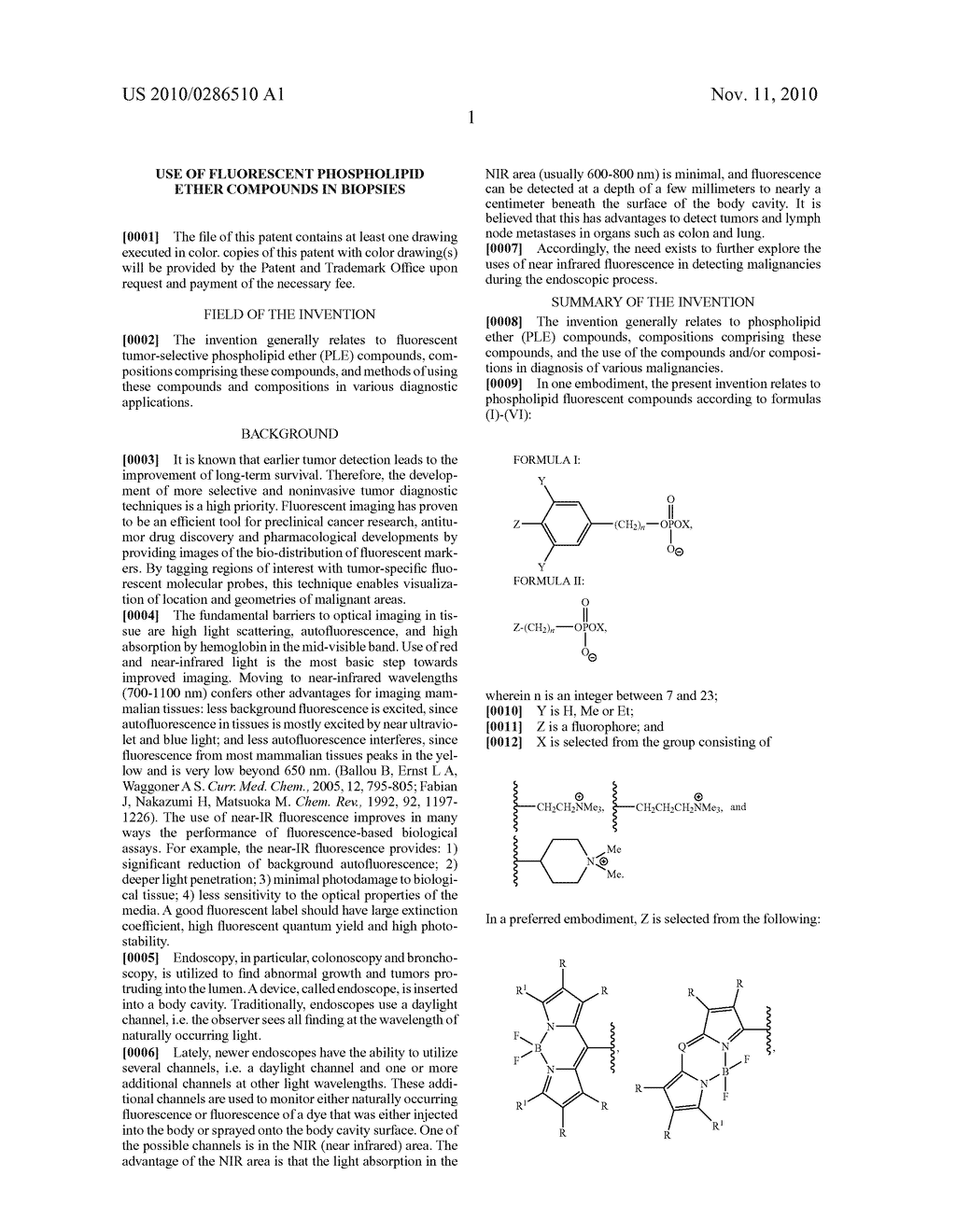 USE OF FLUORESCENT PHOSPHOLIPID ETHER COMPOUNDS IN BIOPSIES - diagram, schematic, and image 07