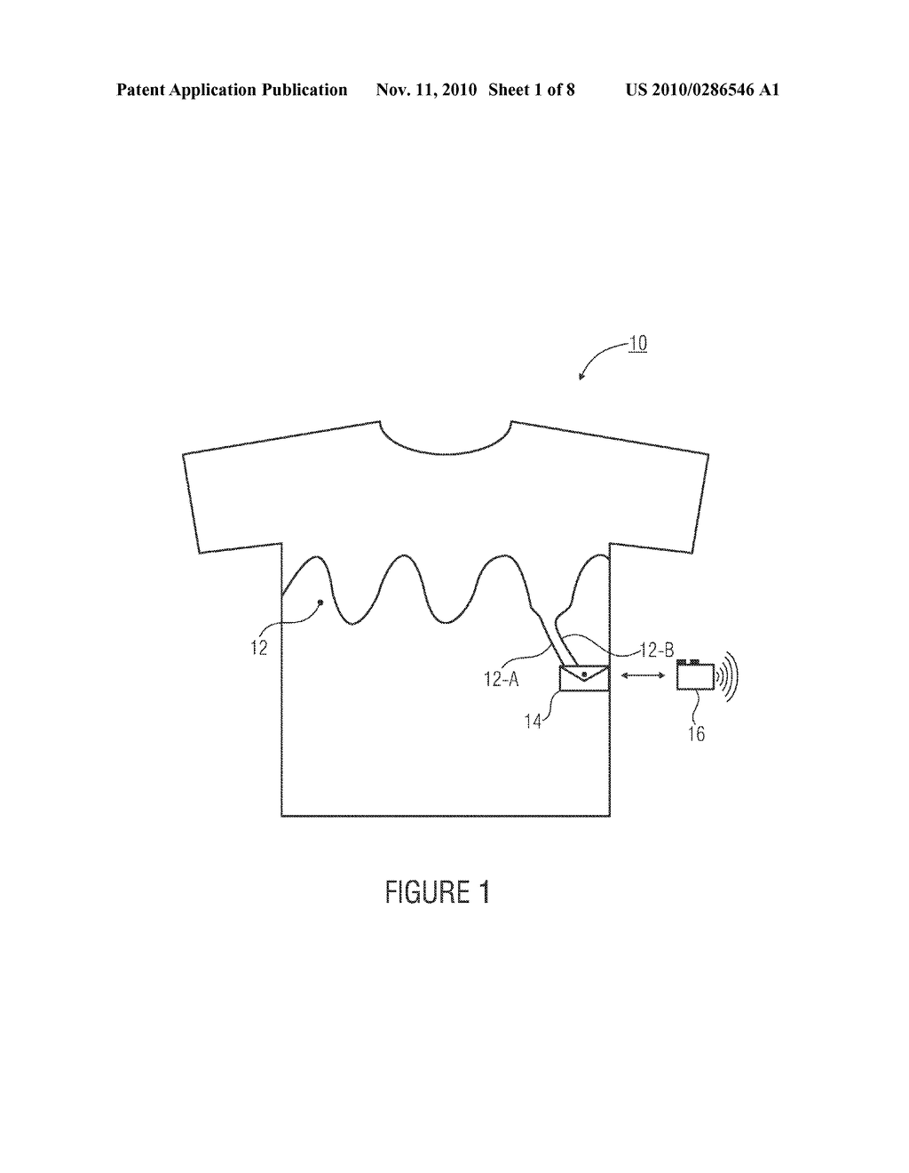 GARMENT FOR DETECTING RESPIRATORY MOVEMENT - diagram, schematic, and image 02