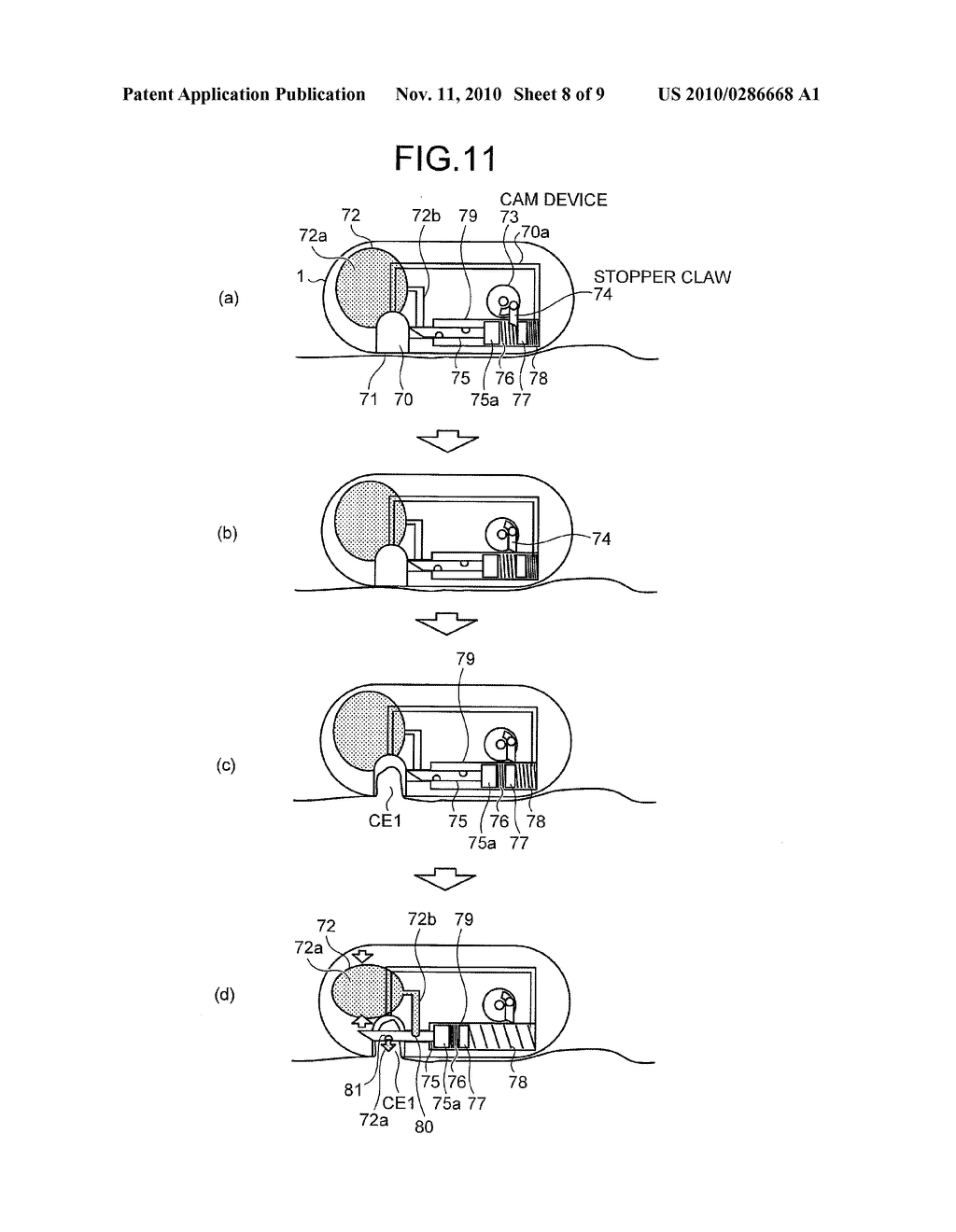 CAPSULE MEDICAL APPARATUS - diagram, schematic, and image 09