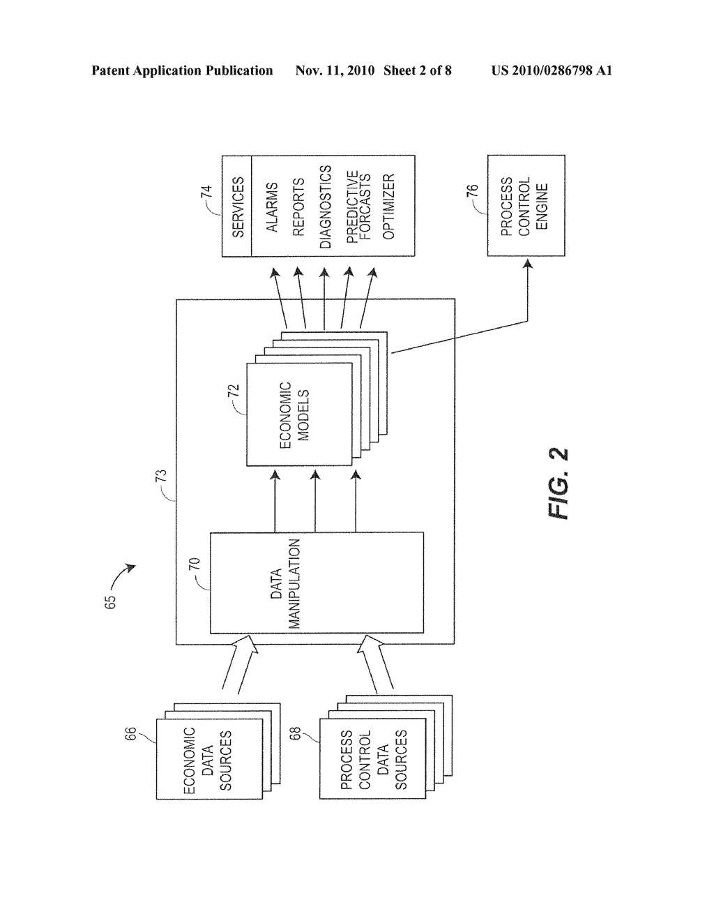 ECONOMIC CALCULATIONS IN A PROCESS CONTROL SYSTEM - diagram, schematic, and image 03