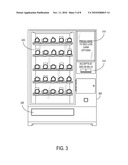 PRODUCTS AND PROCESSES FOR COMMUNICATING INFORMATION REGARDING A PRODUCT DISPENSED BY A VENDING MACHINE diagram and image