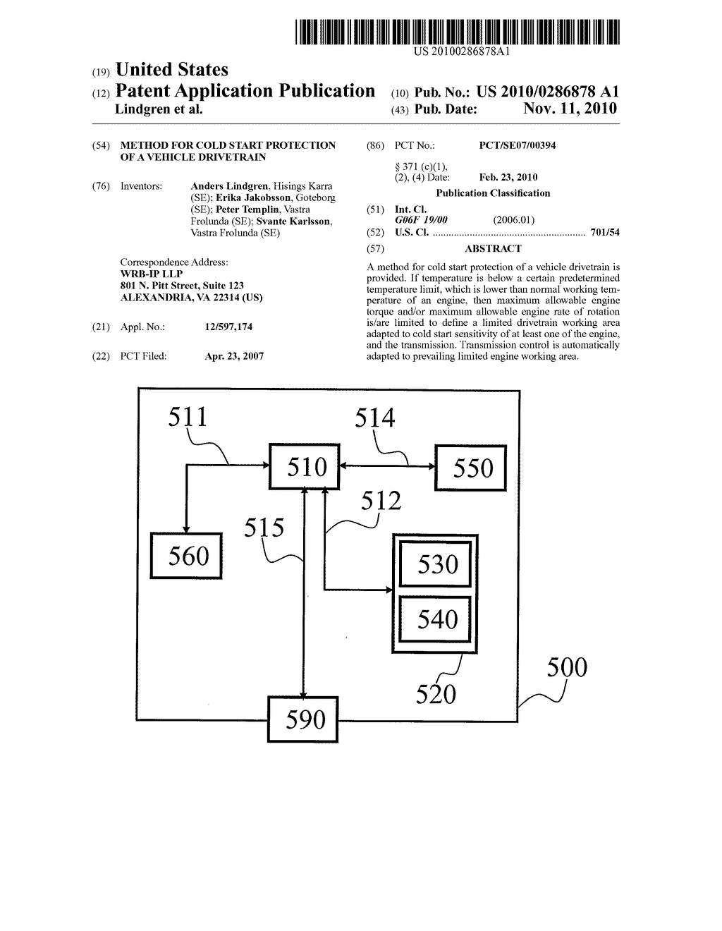 METHOD FOR COLD START PROTECTION OF A VEHICLE DRIVETRAIN - diagram, schematic, and image 01