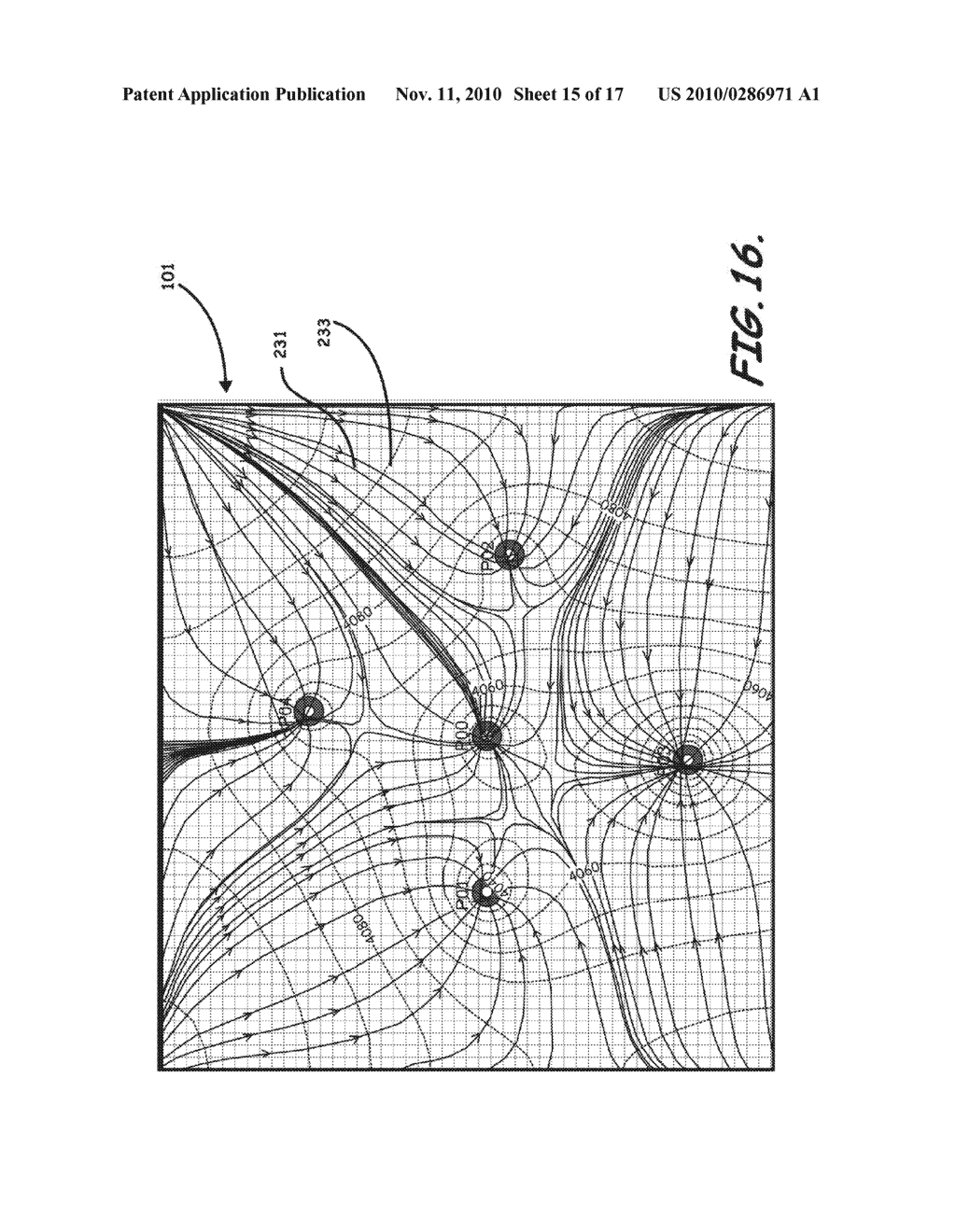 Systems, Computer Implemented Methods, and Computer Readable Program Products to Compute Approximate Well Drainage Pressure for a Reservoir Simulator - diagram, schematic, and image 16