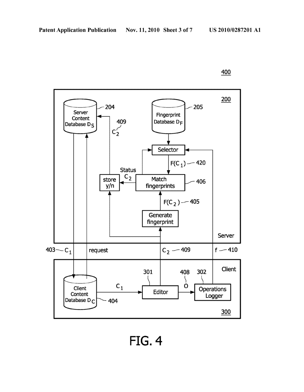 METHOD AND A SYSTEM FOR IDENTIFYING ELEMENTARY CONTENT PORTIONS FROM AN EDITED CONTENT - diagram, schematic, and image 04