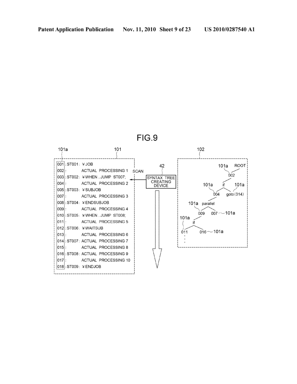 FILE CONVERSION DEVICE, FILE CONVERSION METHOD, AND FILE CONVERSION PROGRAM - diagram, schematic, and image 10