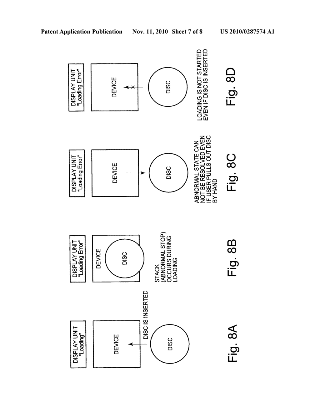 OPTICAL DISC REPRODUCING DEVICE AND METHOD OF EJECTION CONTROLLING OPTICAL DISC - diagram, schematic, and image 08