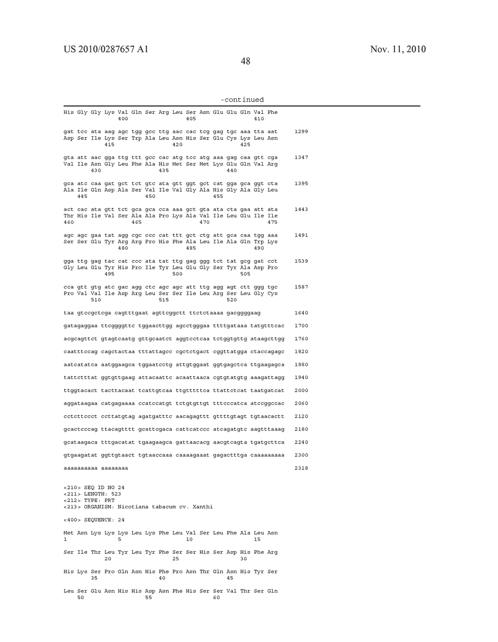Novel Nucleotide Sequences Encoding Nicotiana Beta-1,2-Xylosyltransferase - diagram, schematic, and image 67