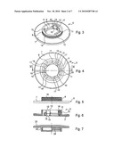 FASTENER FOR FIXING A MAT TO A CARPET diagram and image