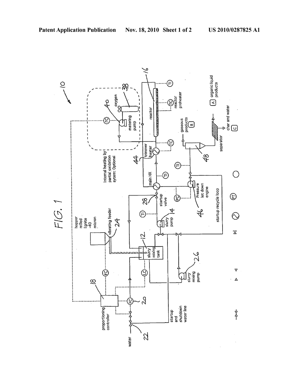 PROCESS AND APPARATUS FOR CONVERTING ORGANIC MATTER INTO A PRODUCT - diagram, schematic, and image 02