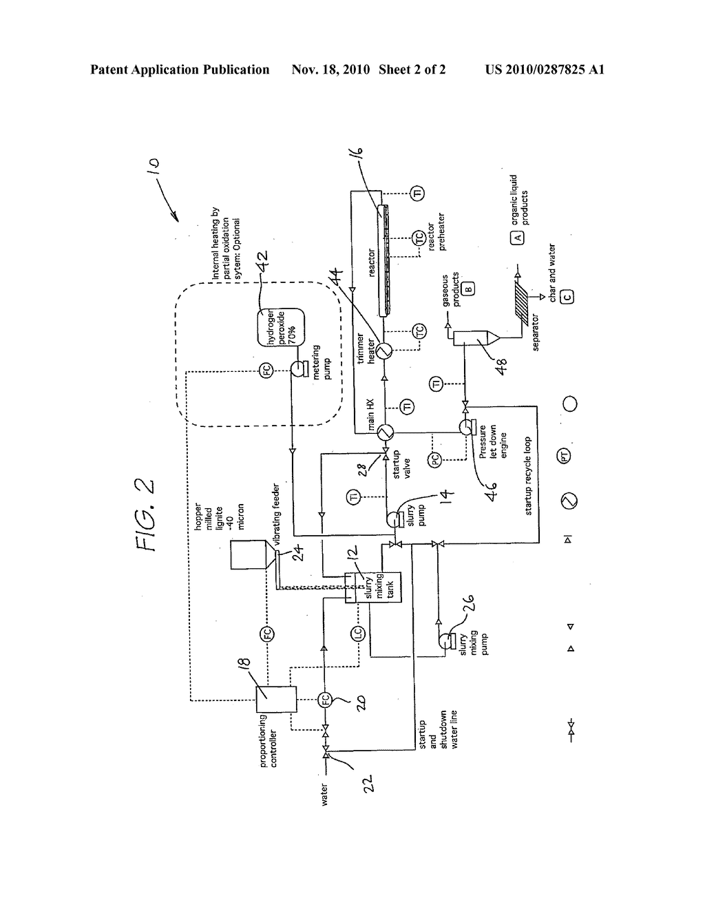 PROCESS AND APPARATUS FOR CONVERTING ORGANIC MATTER INTO A PRODUCT - diagram, schematic, and image 03