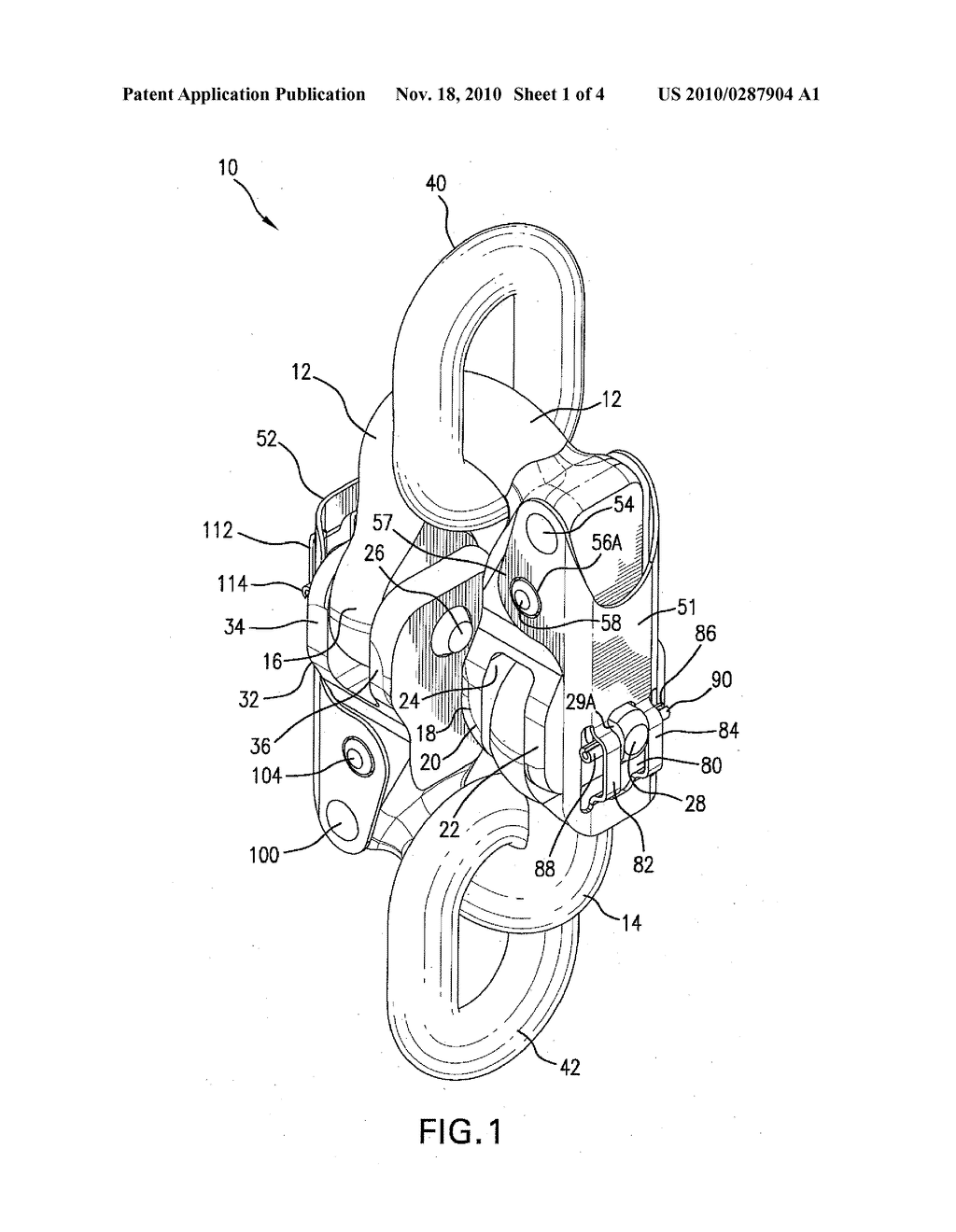 Tool-less chain coupling link - diagram, schematic, and image 02