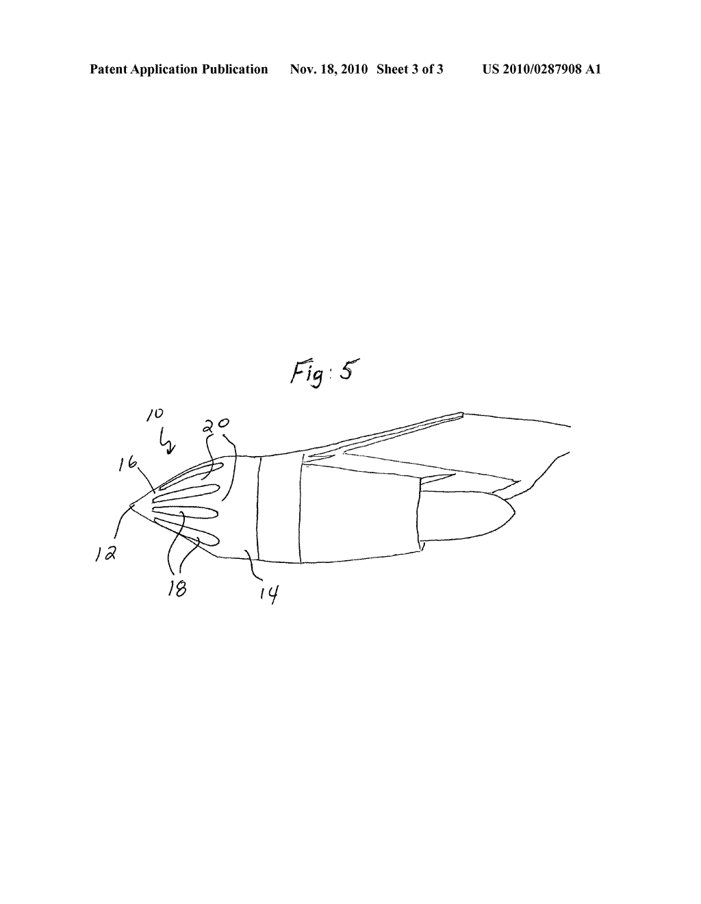 Jet engine shield and debris deflector - diagram, schematic, and image 04