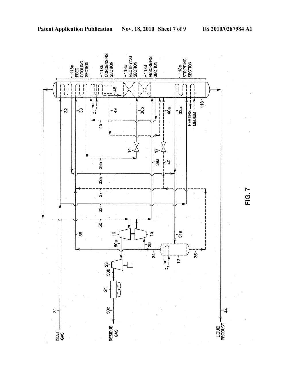 HYDROCARBON GAS PROCESSING - diagram, schematic, and image 08