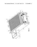 Covered Rack for Holding Fluid Receptacles diagram and image