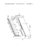 Covered Rack for Holding Fluid Receptacles diagram and image