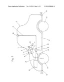 STEERING ARRANGEMENT FOR A MOTOR VEHICLE HAVING A ROTATABLE STEERING HANDLE diagram and image