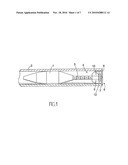 SUPPORT MEMBER FOR SUPPORTING SHELL INTO BREECH-LOADING WEAPON BARREL, AND METHOD diagram and image