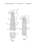 METHOD AND APPARATUS FOR A PROJECTILE INCORPORATING A METASTABLE INTERSTITIAL COMPOSITE MATERIAL diagram and image