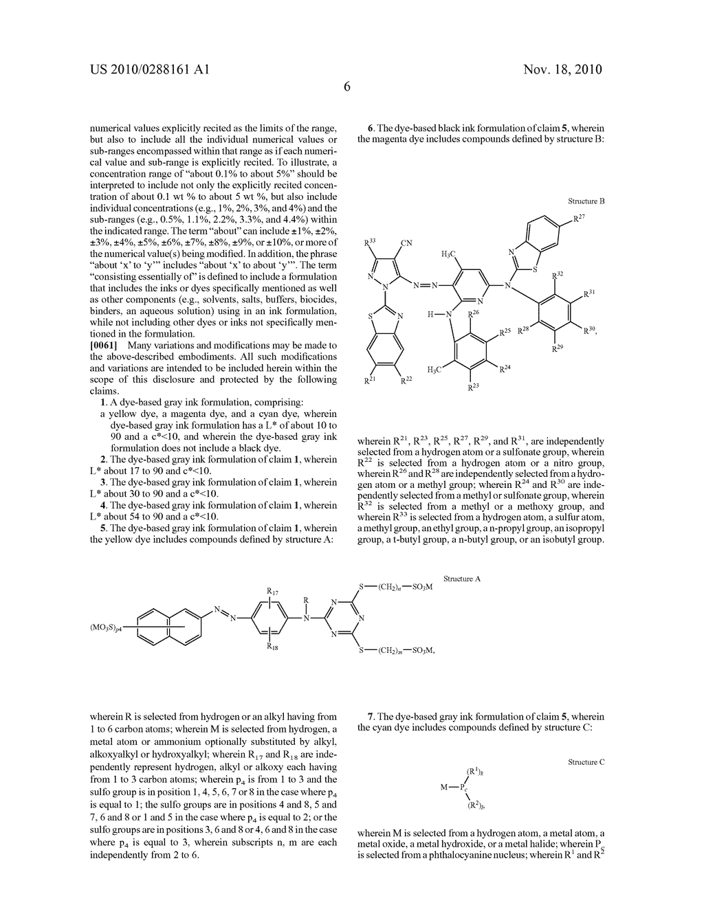 DYE-BASED GRAY INK FORMULATIONS, METHODS OF MAKING DYE-BASED GRAY INK FORMULATIONS, AND INK-JET INK SETS - diagram, schematic, and image 12