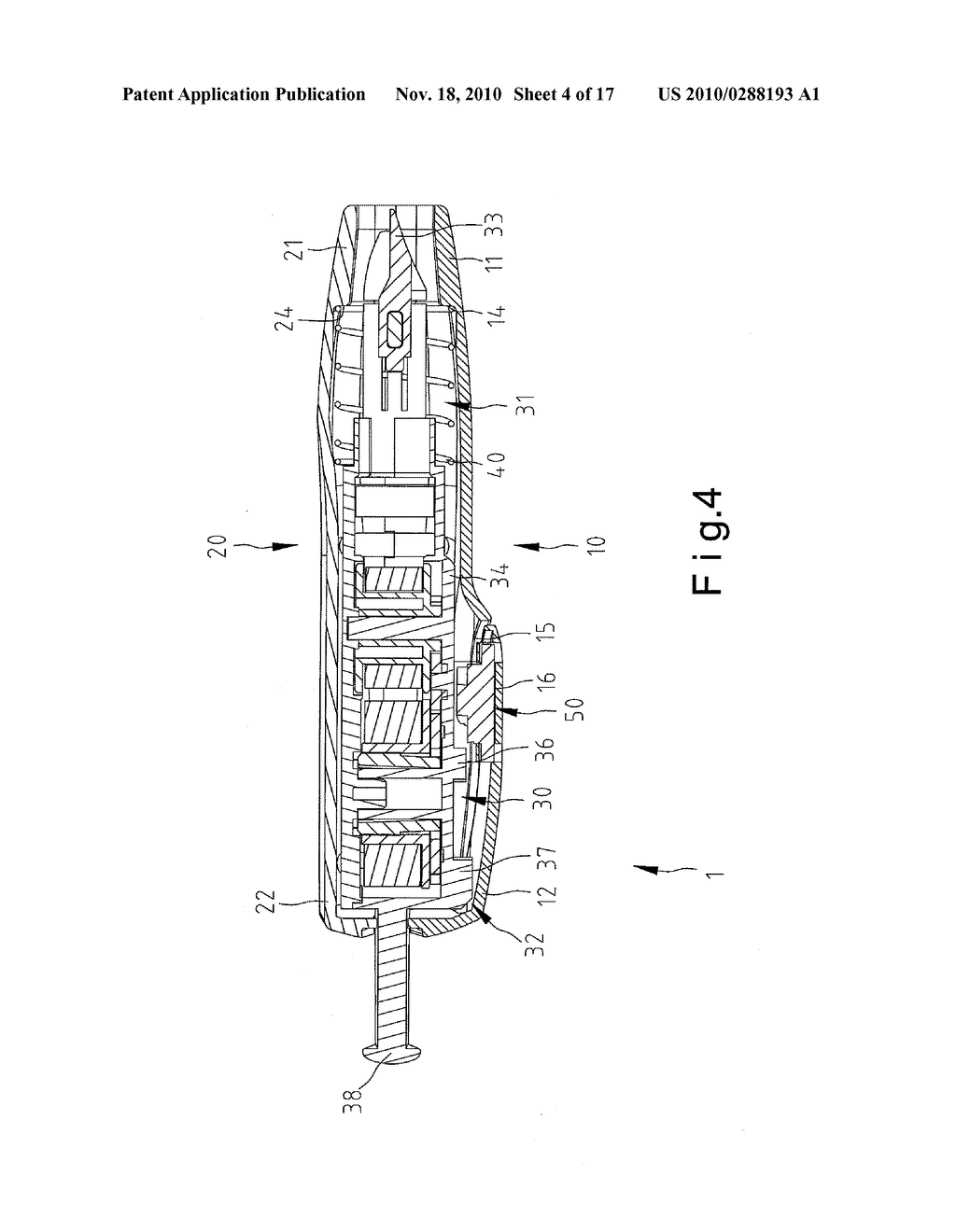 Film Transfer Tool with Application Head Moveable between Exposed and Stowed Positions - diagram, schematic, and image 05