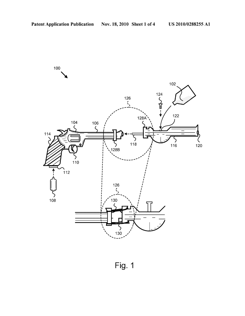 APPARATUS, SYSTEM, AND METHOD FOR LAUNCHING A GRANULAR SUBSTANCE - diagram, schematic, and image 02