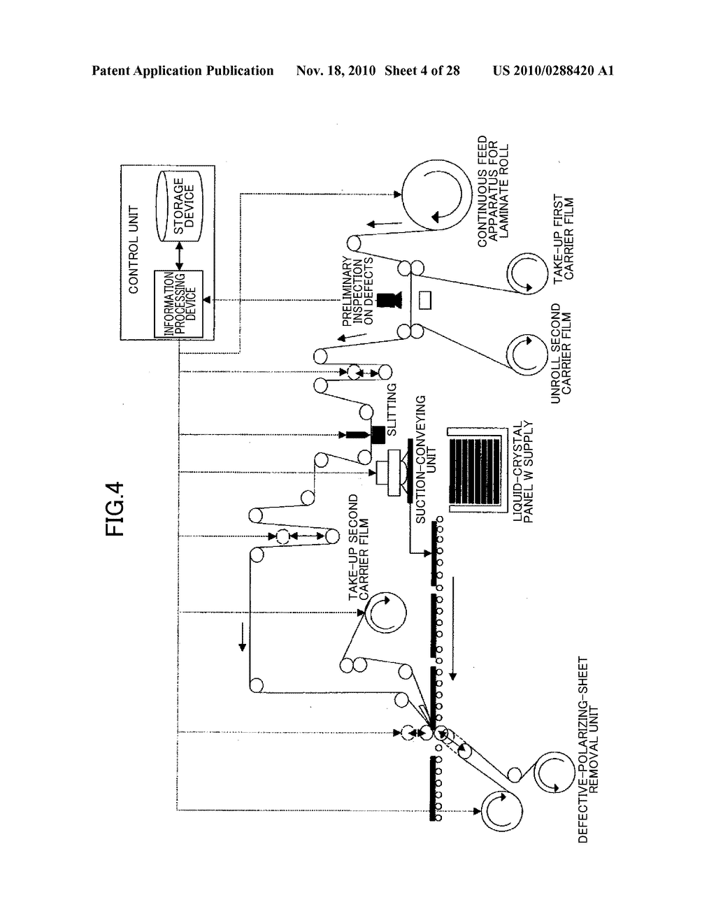 CONTINUOUS METHOD AND SYSTEM FOR MANUFACTURING LIQUID-CRYSTAL DISPLAY ELEMENTS - diagram, schematic, and image 05