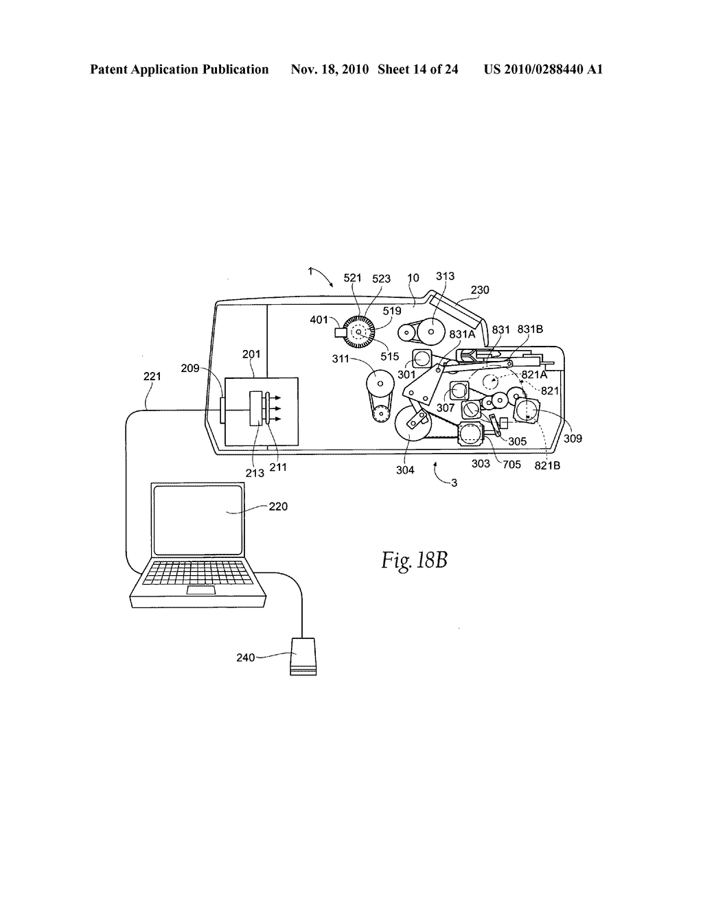 Label printer and applicator - diagram, schematic, and image 15