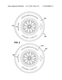 USE OF COLORED INDICIA ON TIRES AS A DESIGNATOR diagram and image