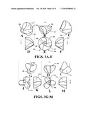  NOZZLE WITH CHANNELS THAT IMPART AN ANGULAR MOMENTUM TO THE EXITING FLUID AND METHODS FOR MAKING AND USING SAME diagram and image