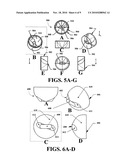  NOZZLE WITH CHANNELS THAT IMPART AN ANGULAR MOMENTUM TO THE EXITING FLUID AND METHODS FOR MAKING AND USING SAME diagram and image