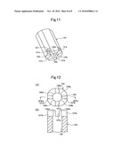 Caulking coupling device, switch and transmission switch diagram and image