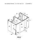 CONTAINER HAVING SLIDING CORNER SUPPORT diagram and image