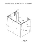 CONTAINER HAVING SLIDING CORNER SUPPORT diagram and image