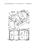 CONTAINER HAVING SLIDING CORNER SUPPORT diagram and image