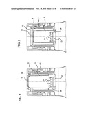 FILLABLE CLOSURE DEVICE WITH TRIGGERING PUSHBUTTON diagram and image