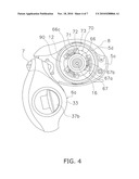 DUAL-BEARING REEL SPOOL-BRAKING DEVICE diagram and image