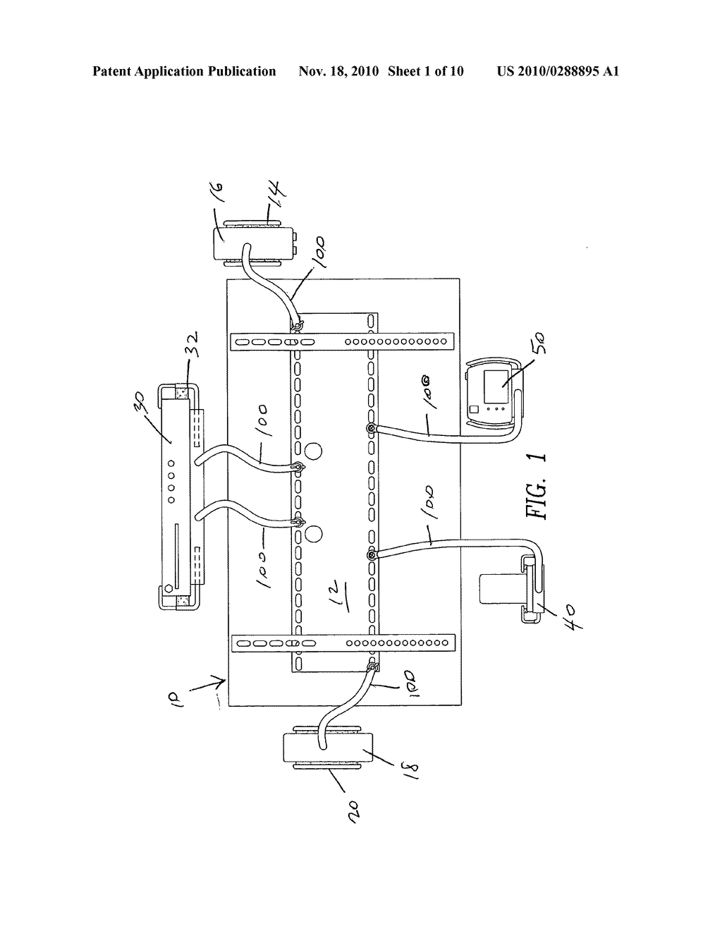 Universal holder and flexible member for mounting, holding, and adjustably positioning electronic products and accessories - diagram, schematic, and image 02