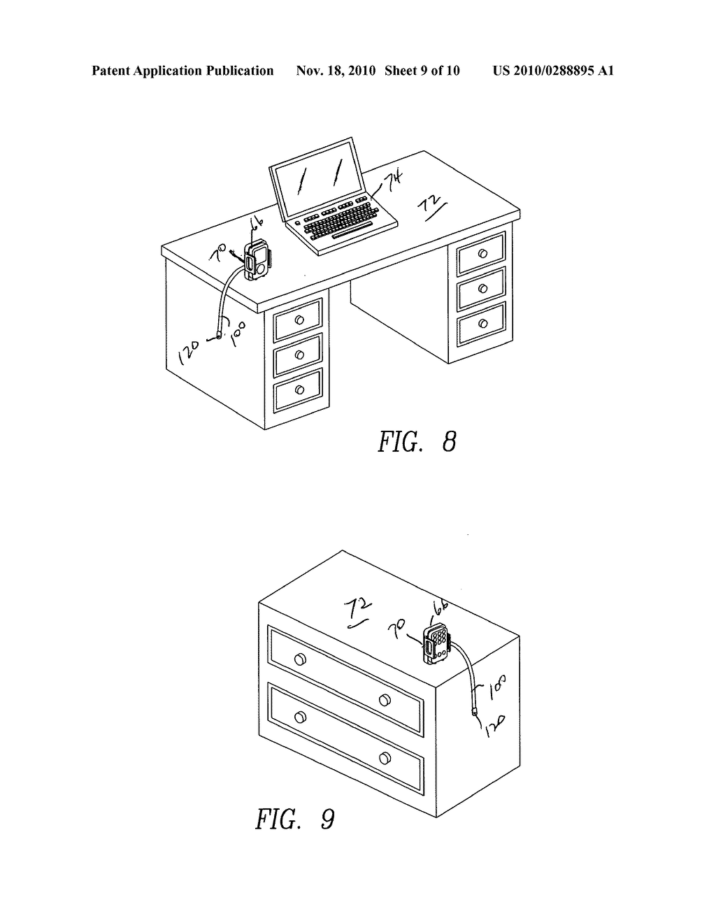 Universal holder and flexible member for mounting, holding, and adjustably positioning electronic products and accessories - diagram, schematic, and image 10