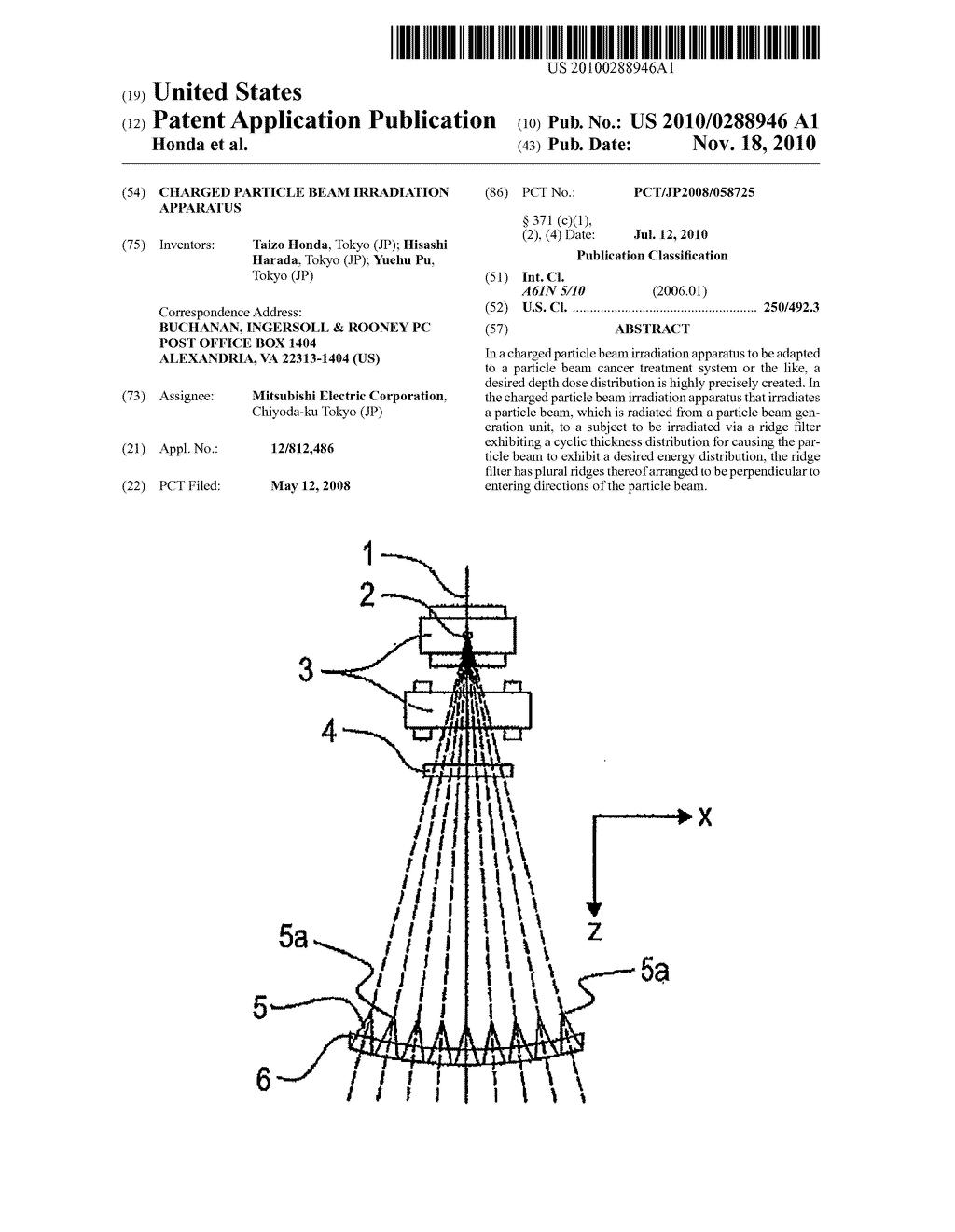 CHARGED PARTICLE BEAM IRRADIATION APPARATUS - diagram, schematic, and image 01