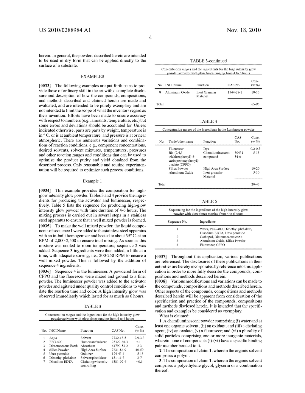 CHEMILUMINESCENT POWDERS AND METHODS OF MAKING AND USING THEREOF - diagram, schematic, and image 05