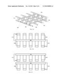 MEMORY ARRAYS INCLUDING MEMORY LEVELS THAT SHARE CONDUCTORS, AND METHODS OF FORMING SUCH MEMORY ARRAYS diagram and image