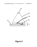 HIGH LIGHT EXTRACTION EFFICIENCY LIGHT EMITTING DIODE (LED) THROUGH MULTIPLE EXTRACTORS diagram and image