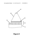 HIGH LIGHT EXTRACTION EFFICIENCY LIGHT EMITTING DIODE (LED) THROUGH MULTIPLE EXTRACTORS diagram and image