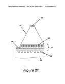 HIGH LIGHT EXTRACTION EFFICIENCY LIGHT EMITTING DIODE (LED) THROUGH MULTIPLE EXTRACTORS diagram and image