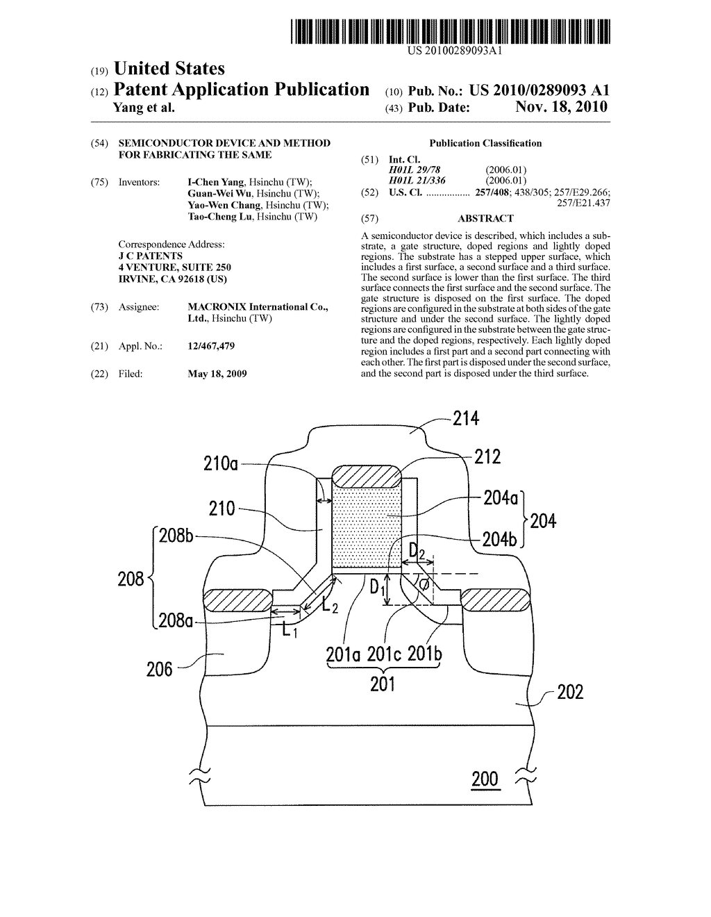 SEMICONDUCTOR DEVICE AND METHOD FOR FABRICATING THE SAME - diagram, schematic, and image 01